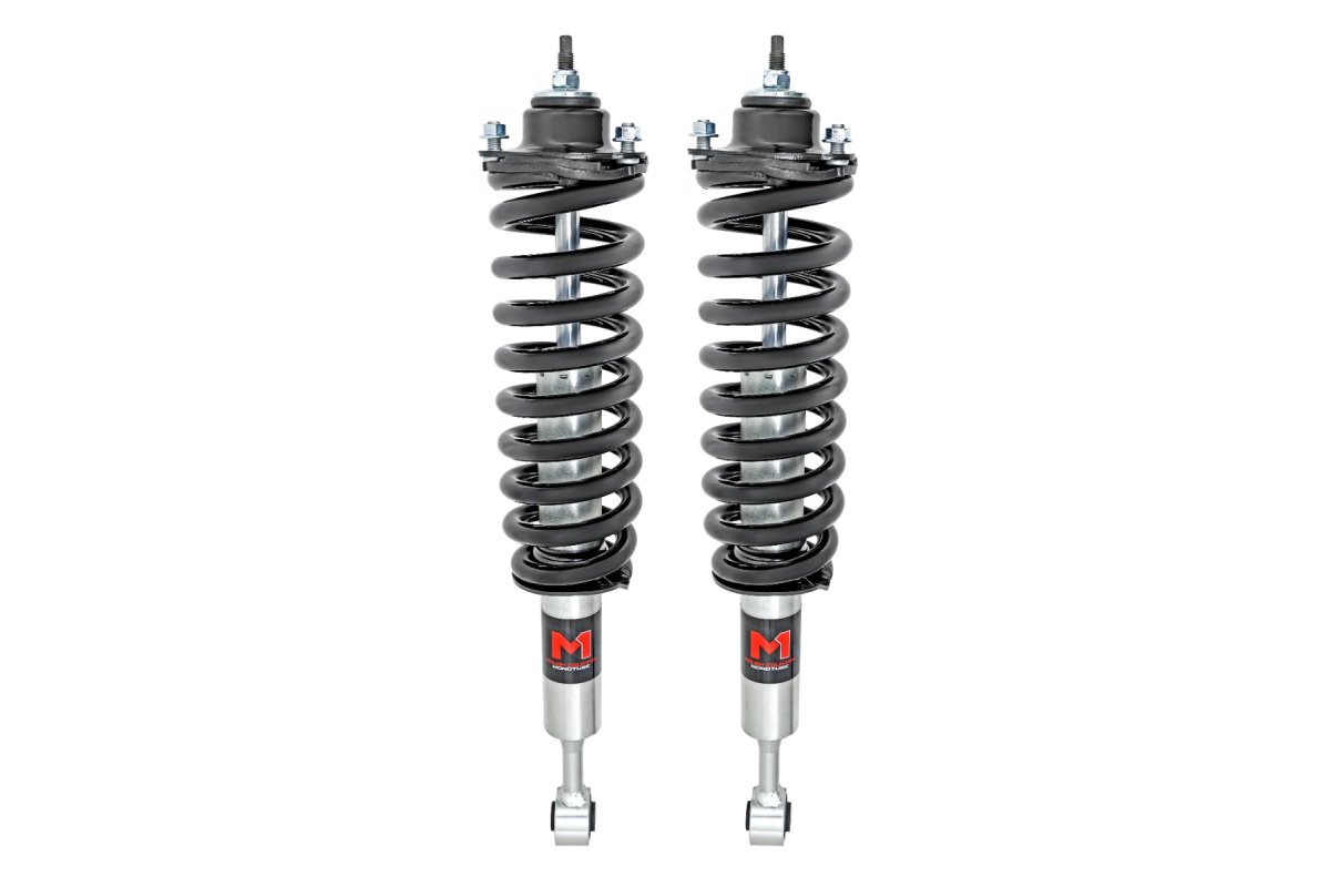 Toyota 4Runner Loaded Strut Pair - Rough Country - M1 Loaded, 46mm Monotube, 46mm Digressive Piston - '15-'20